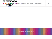 Tablet Screenshot of greensboropride.org